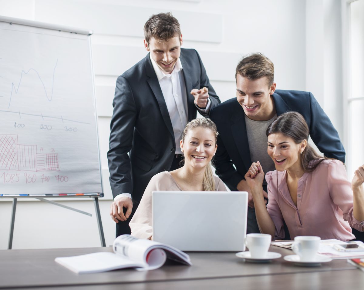 Street and office buildings in Rome